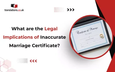 What are the Legal Implications of Inaccurate Marriage Certificate?