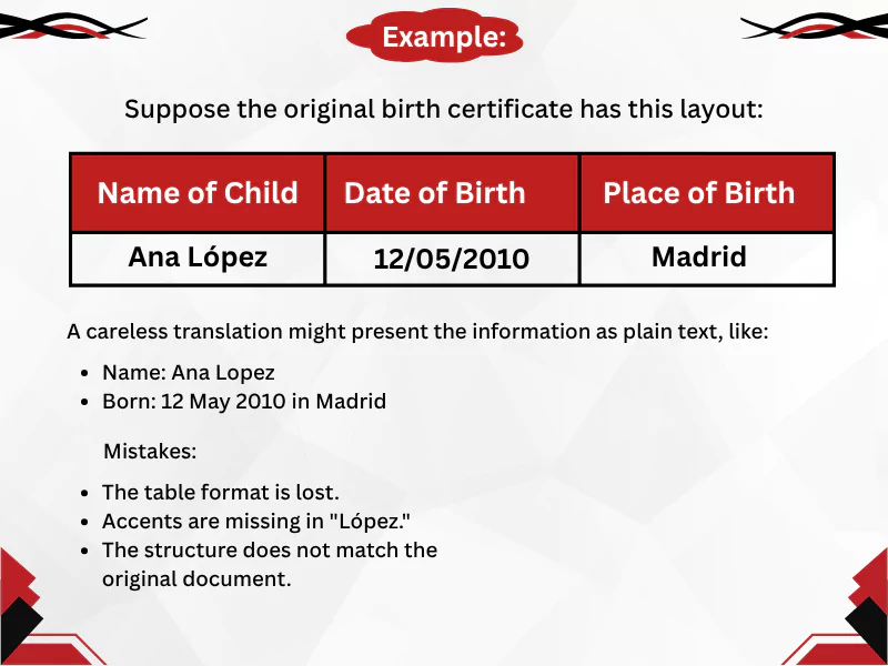 Failing to Follow Formatting and Structure Rules