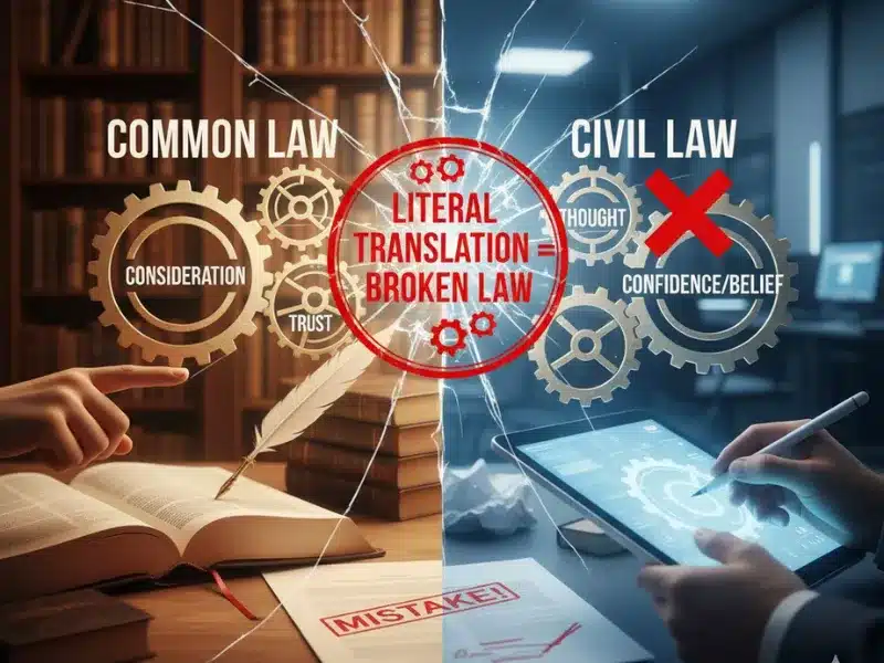 Literal Translation Ignoring the Legal Context Literal Translation Ignoring the Legal Context