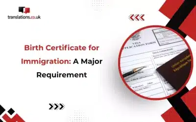 Birth Certificate for Immigration: A Major Requirement