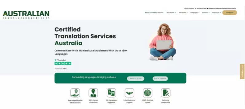 Australian Translation Services (Best for Migration & NAATI)