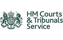 HM Courts & Tribunals Service logo featuring the Royal Coat of Arms followed by the text "HM Courts & Tribunals Service."