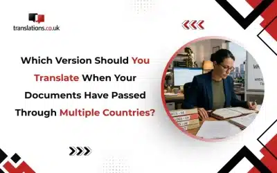 Which Version Should You Translate When Your Documents Have Passed Through Multiple Countries?