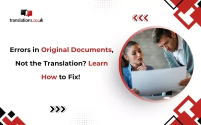 Errors in Original Documents, Not the Translation? Learn How to Fix!